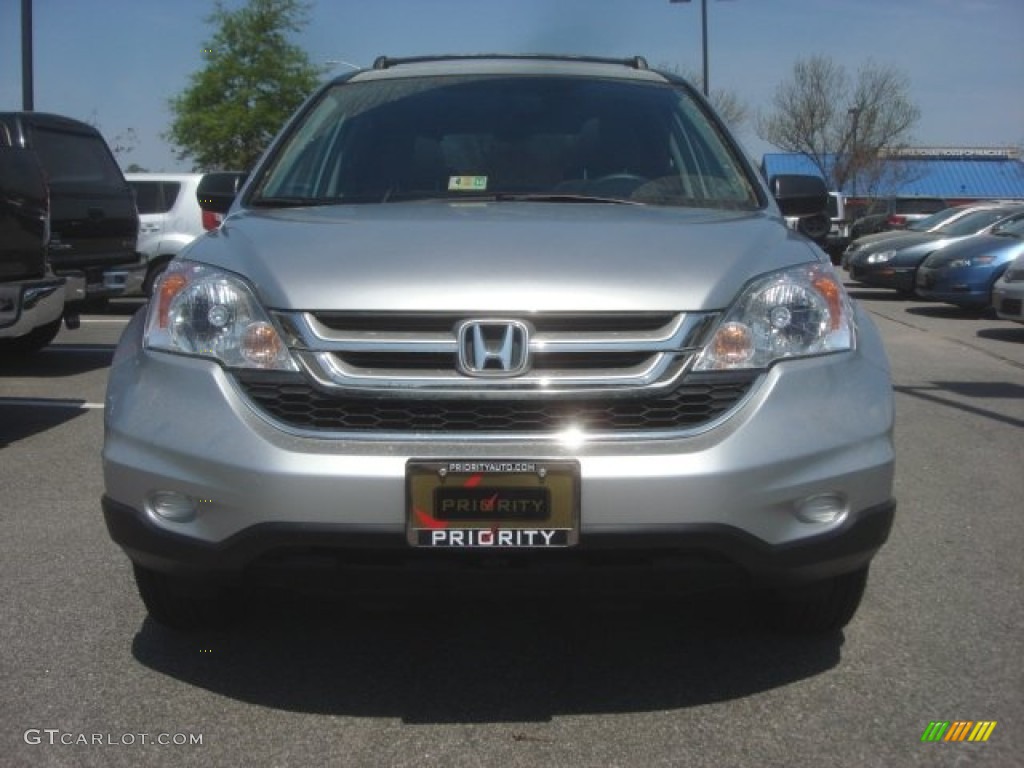 2010 CR-V EX - Alabaster Silver Metallic / Gray photo #7