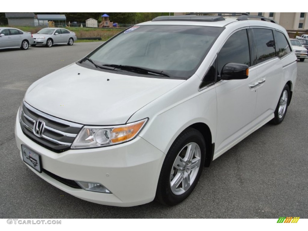 Taffeta White 2012 Honda Odyssey Touring Exterior Photo #79932352