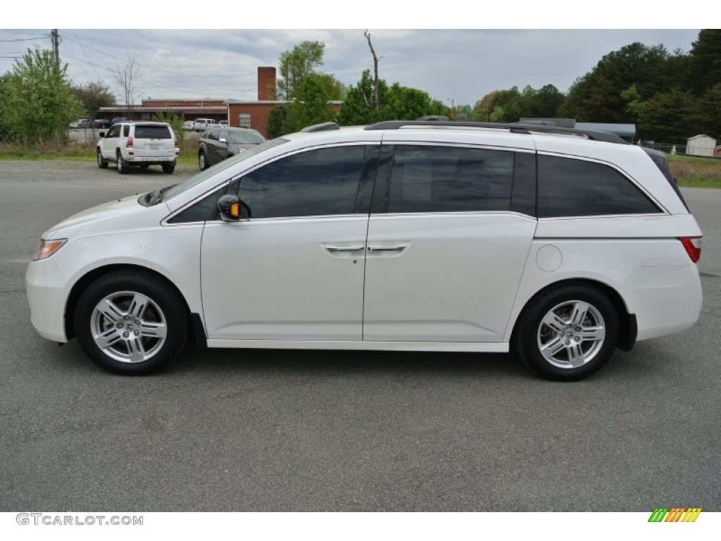 Taffeta White 2012 Honda Odyssey Touring Exterior Photo #79932360