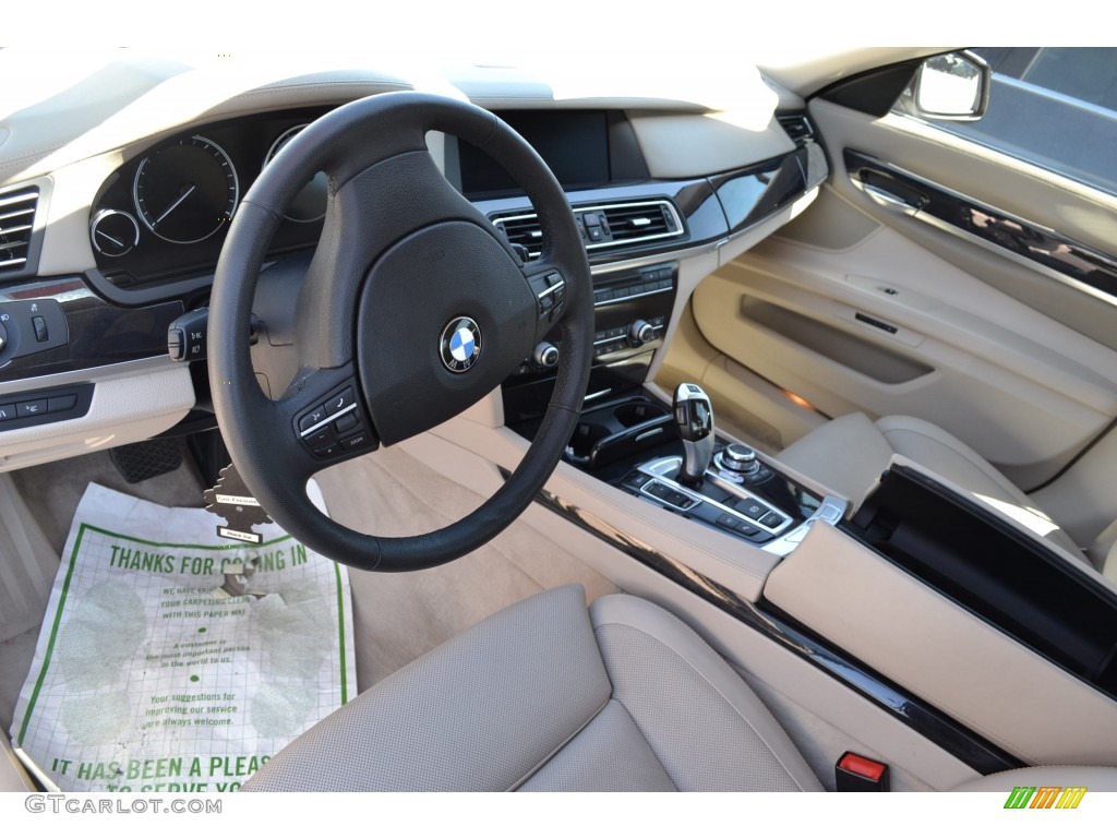 2009 7 Series 750Li Sedan - Alpine White / Oyster Nappa Leather photo #4