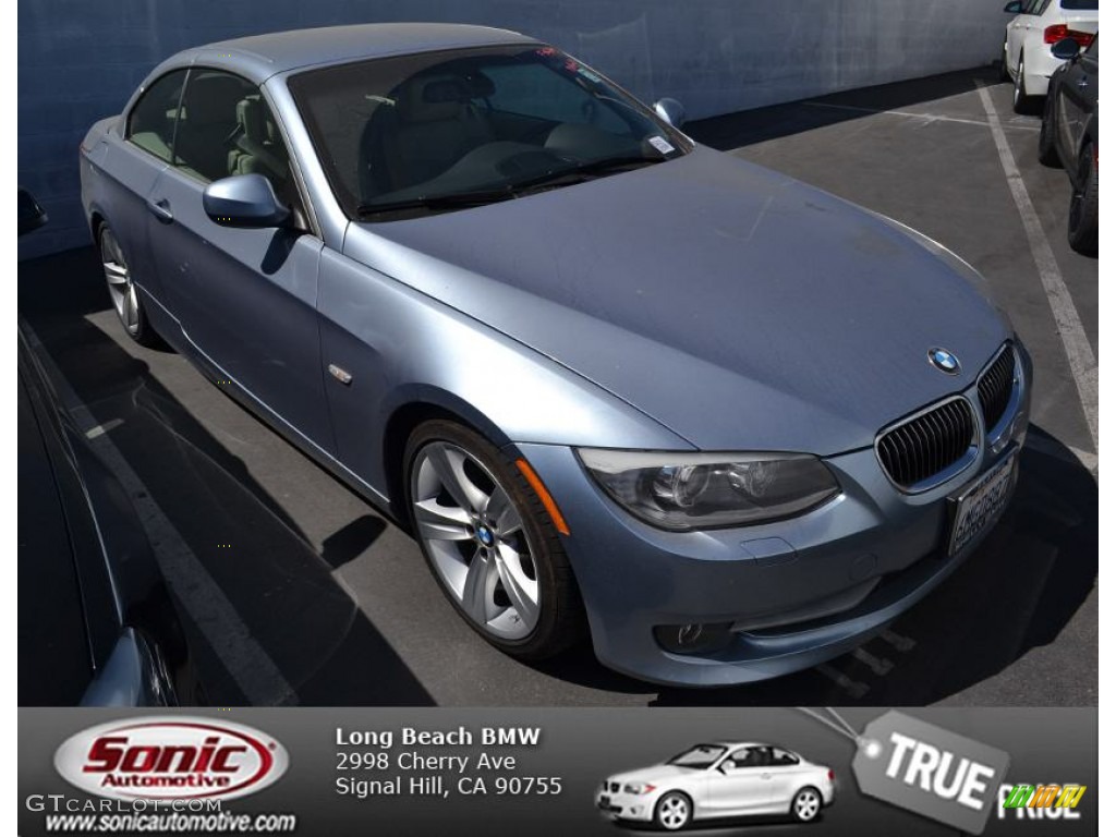 2011 3 Series 328i Convertible - Blue Water Metallic / Cream Beige photo #1