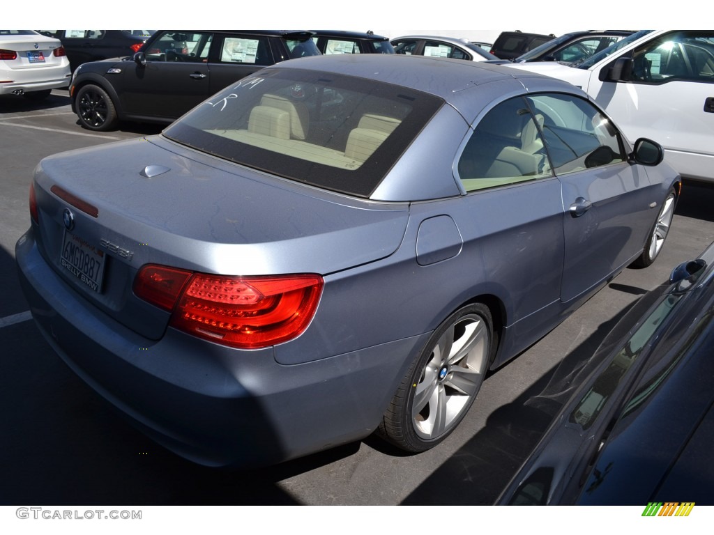 2011 3 Series 328i Convertible - Blue Water Metallic / Cream Beige photo #3