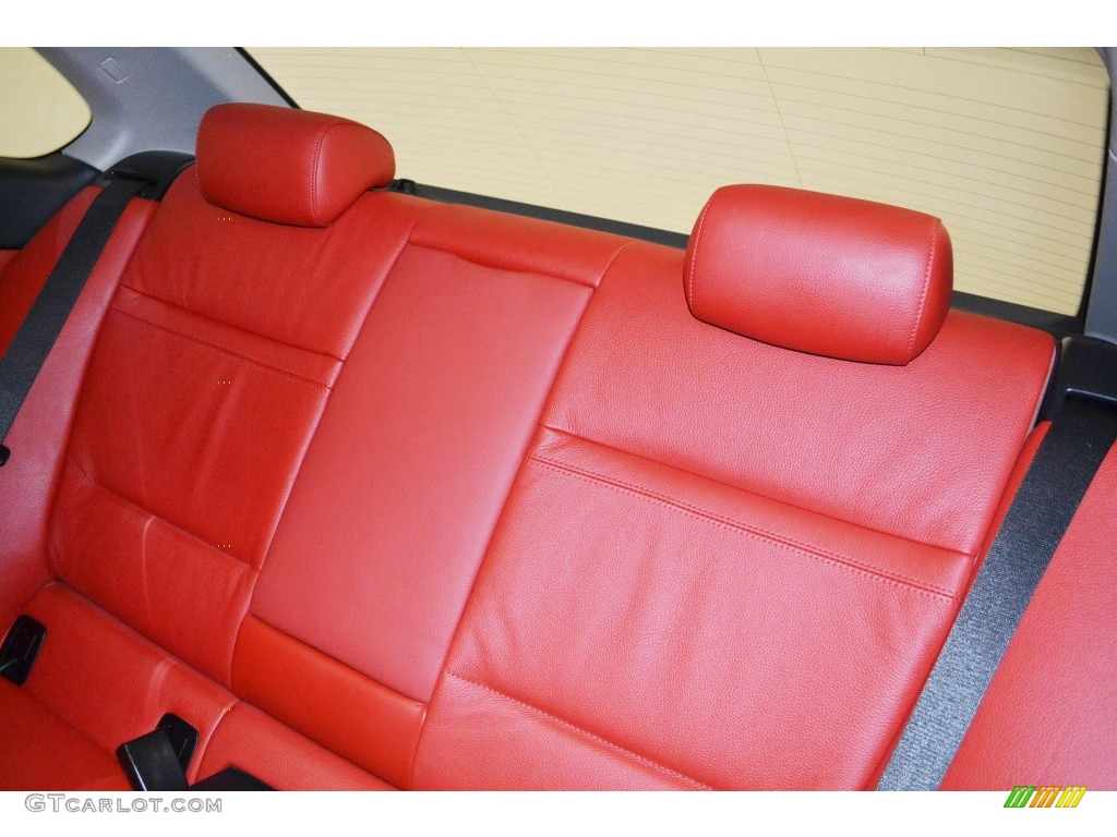 2010 3 Series 328i Coupe - Alpine White / Coral Red/Black Dakota Leather photo #14