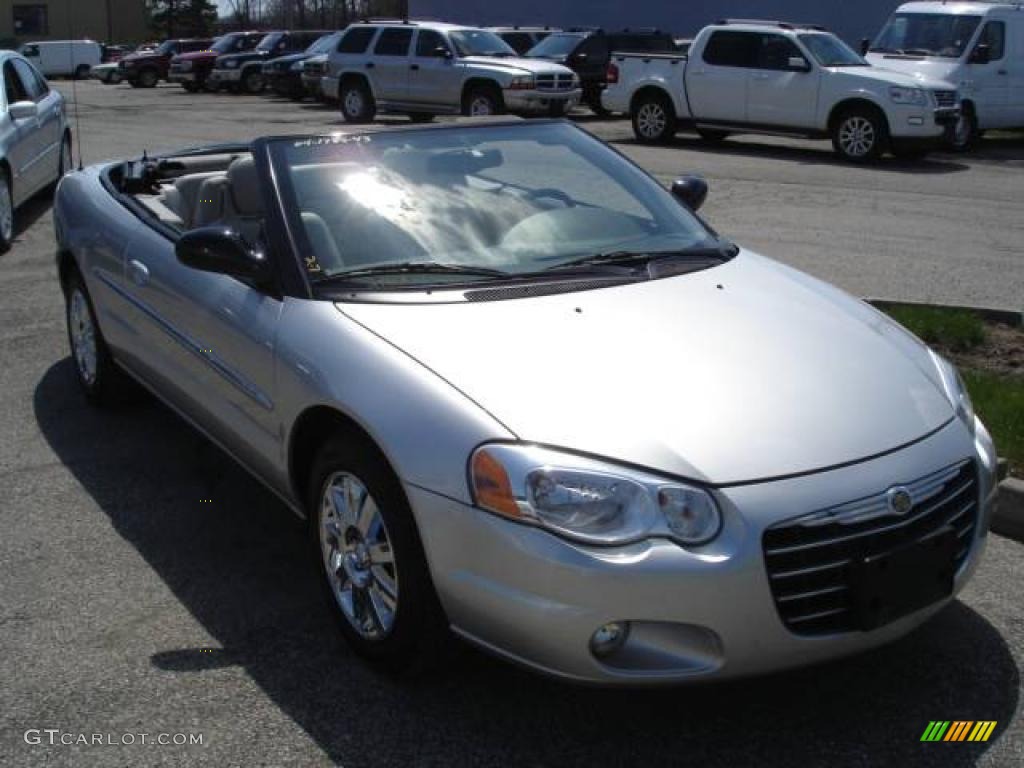 2004 Sebring Limited Convertible - Bright Silver Metallic / Taupe photo #4