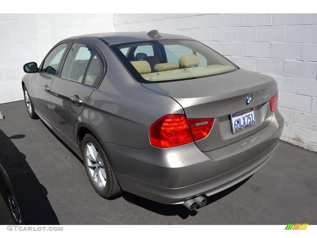 2010 3 Series 328i Sedan - Platinum Bronze Metallic / Beige photo #6