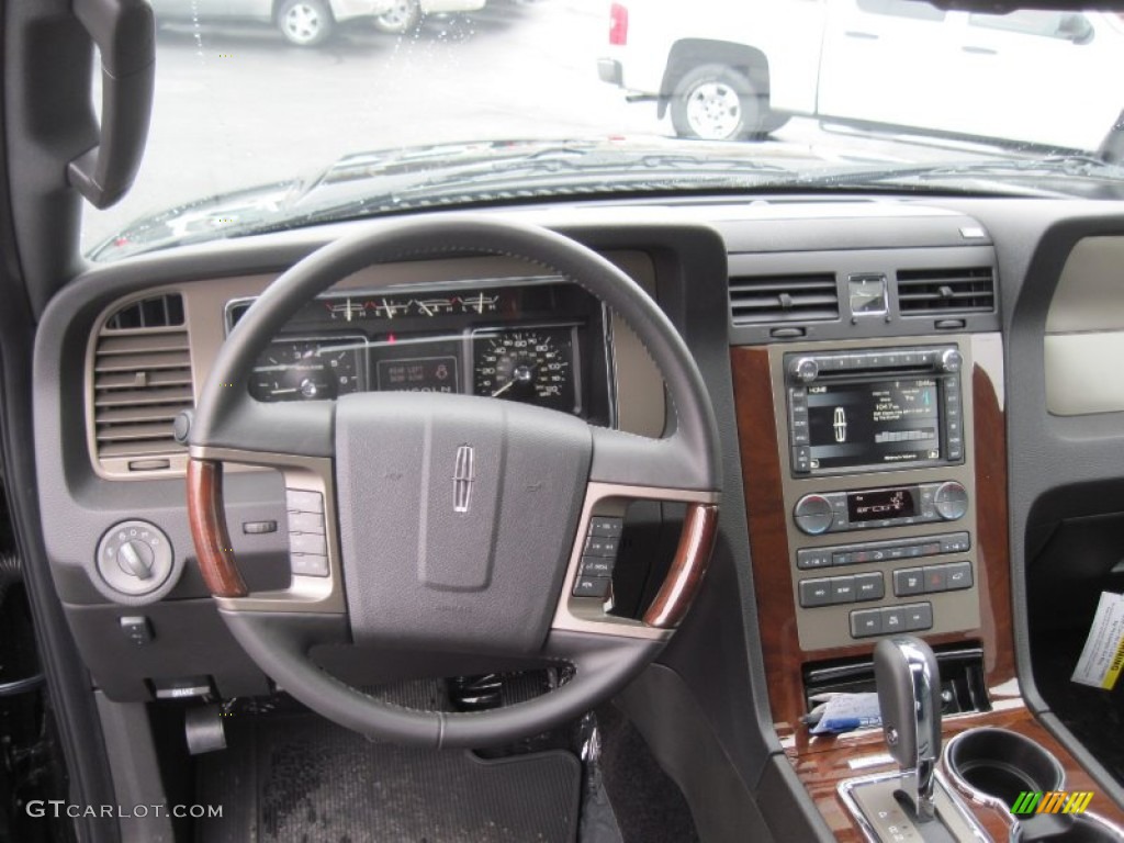 2012 Lincoln Navigator L 4x4 Charcoal Black Dashboard Photo #79934762