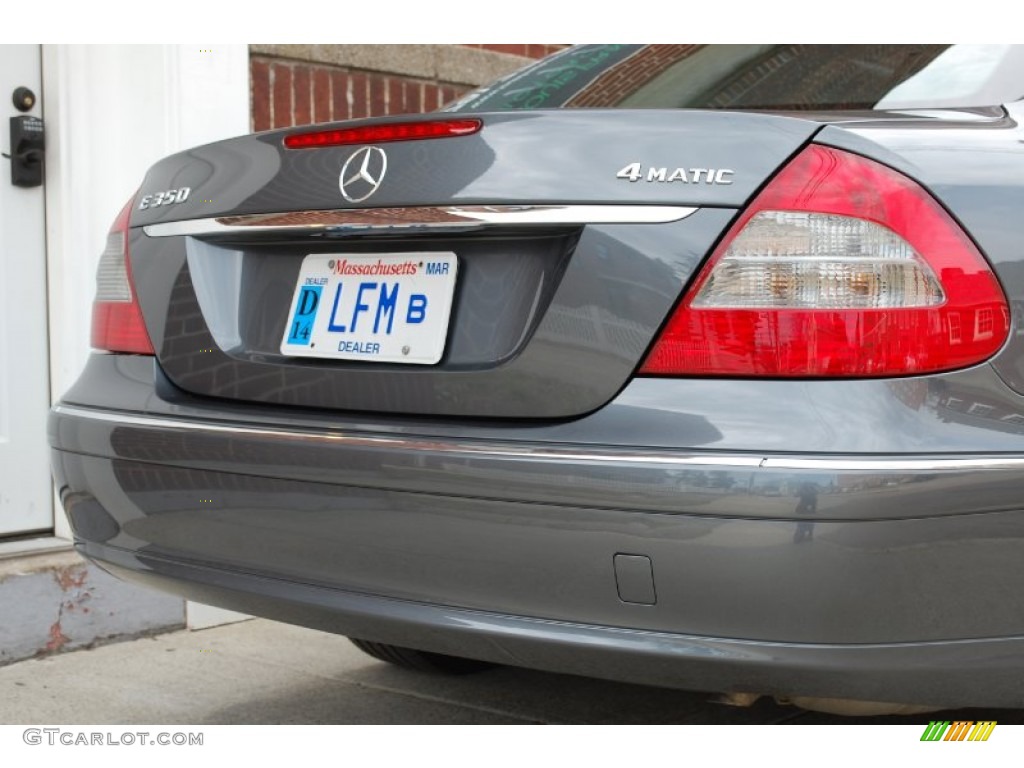 2007 E 350 4Matic Sedan - Flint Grey Metallic / Black photo #33