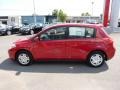 2012 Red Alert Nissan Versa 1.8 S Hatchback  photo #4