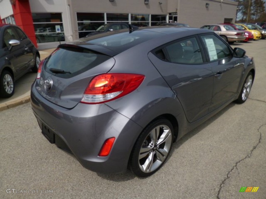 2012 Veloster  - Triathlon Gray / Black photo #7