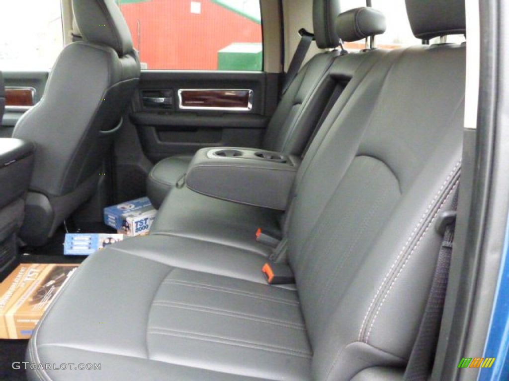 2011 Ram 3500 HD Laramie Crew Cab 4x4 - Deep Water Blue Pearl / Dark Slate Gray photo #10