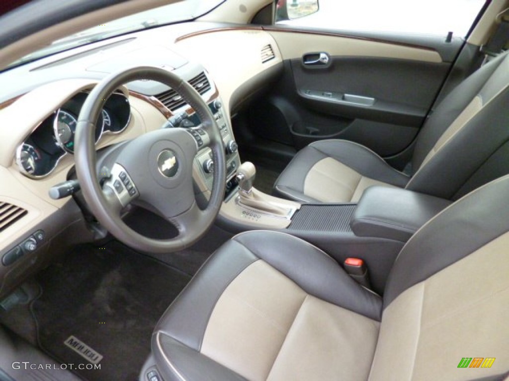 2009 Malibu LTZ Sedan - Red Jewel / Cocoa/Cashmere photo #17