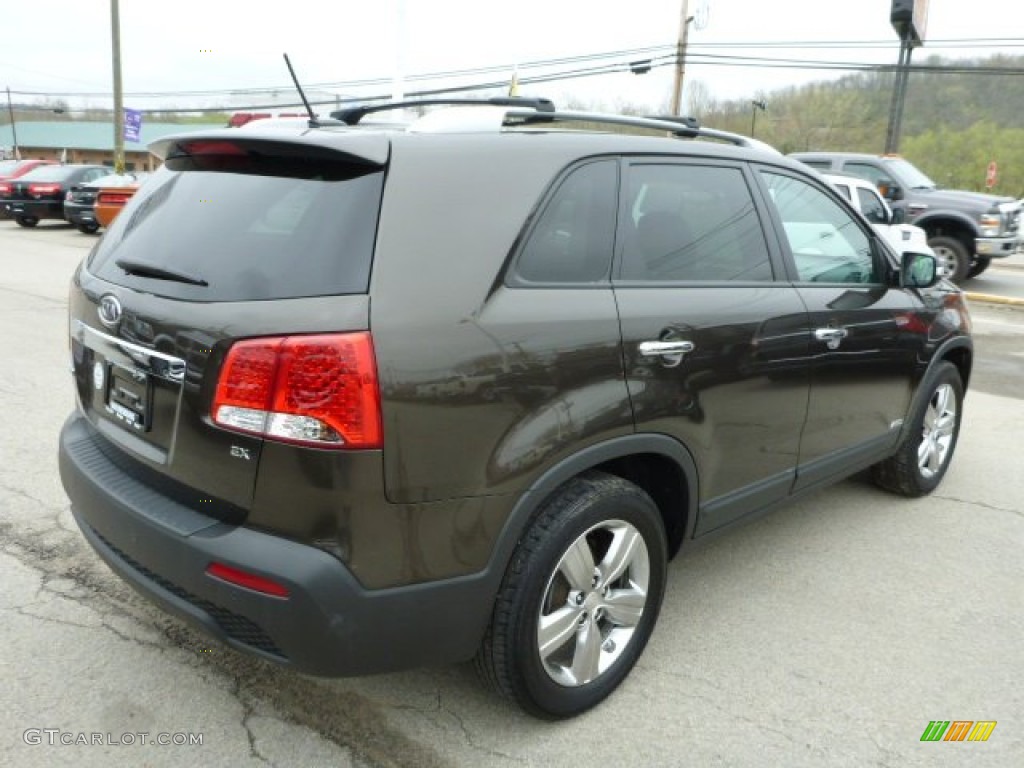 2012 Sorento EX AWD - Java Brown / Black photo #5