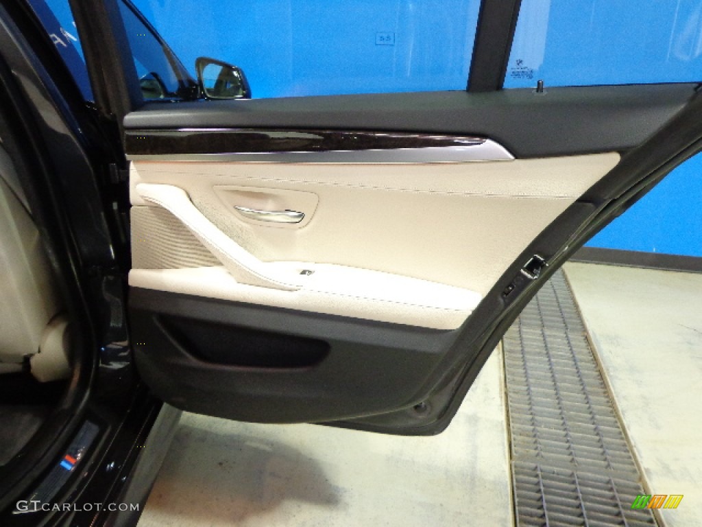 2013 5 Series 535i xDrive Sedan - Dark Graphite Metallic II / Oyster/Black photo #23