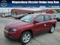 2014 Deep Cherry Red Crystal Pearl Jeep Compass Sport 4x4  photo #1