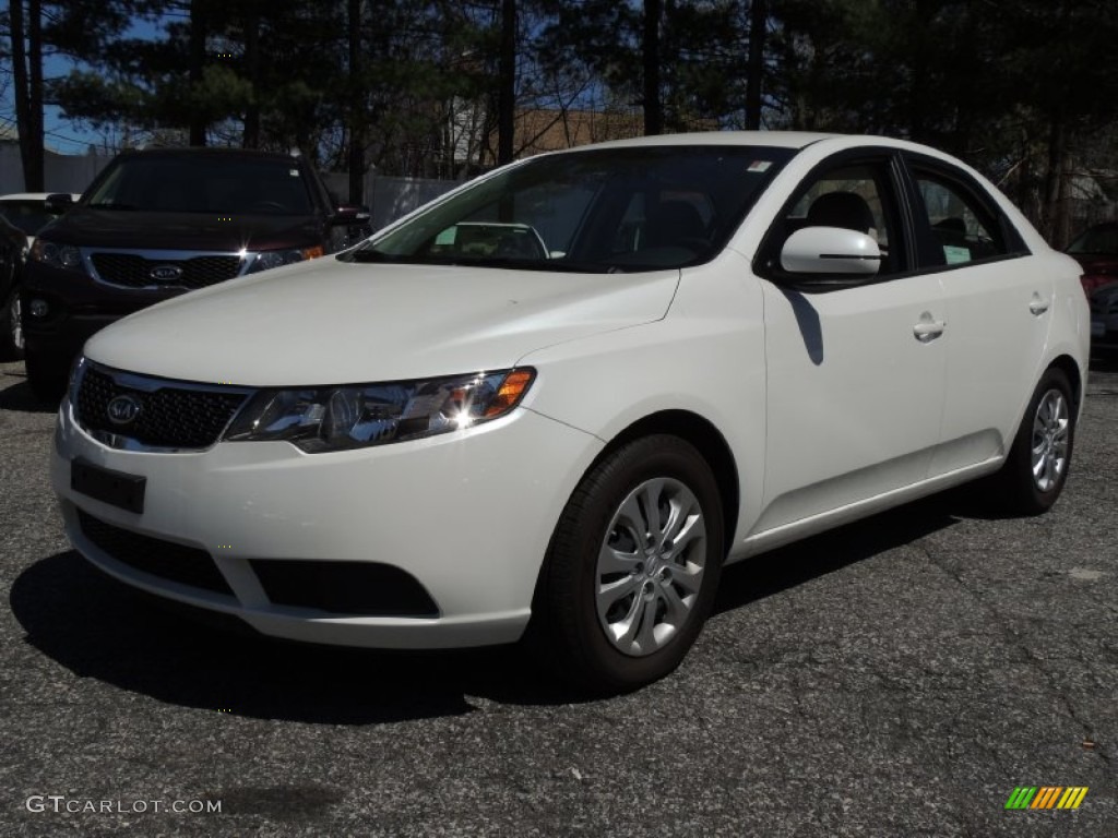 Clear White 2012 Kia Forte EX Exterior Photo #79941499