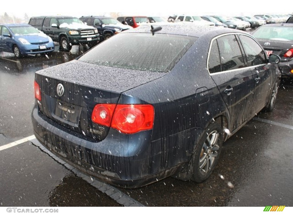 2006 Jetta TDI Sedan - Shadow Blue Metallic / Anthracite Black photo #2