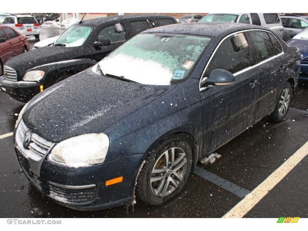 2006 Jetta TDI Sedan - Shadow Blue Metallic / Anthracite Black photo #4