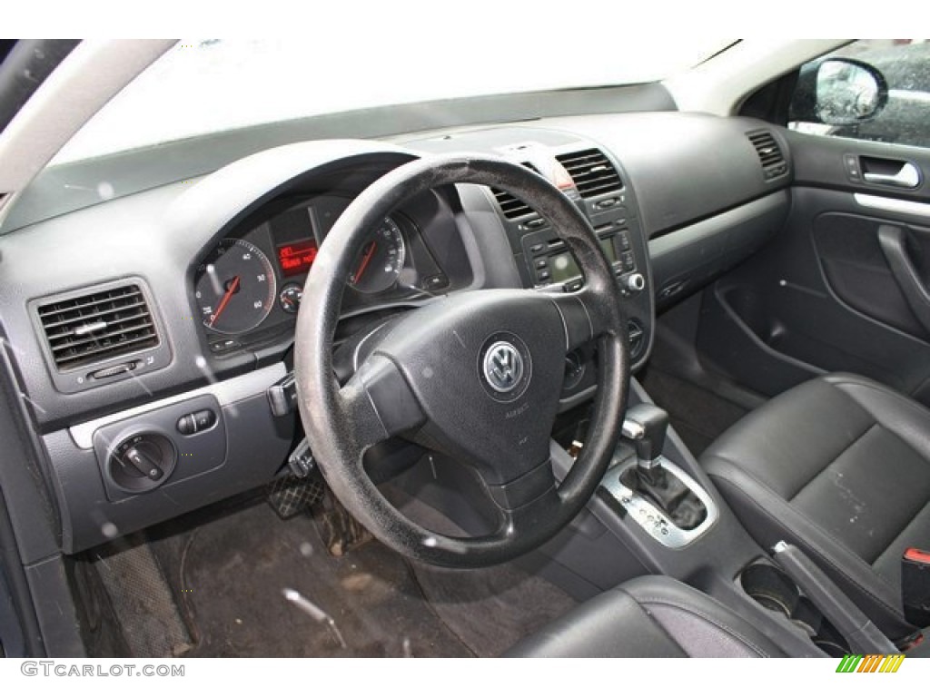 2006 Jetta TDI Sedan - Shadow Blue Metallic / Anthracite Black photo #5