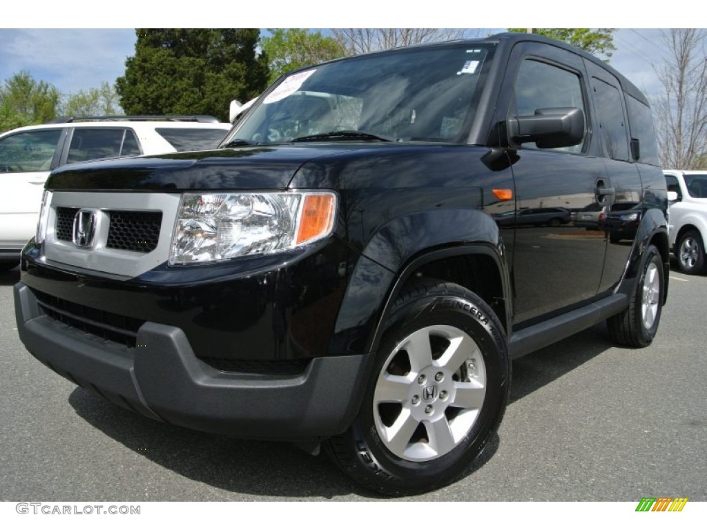 2010 Element EX 4WD - Crystal Black Pearl / Titanium photo #1