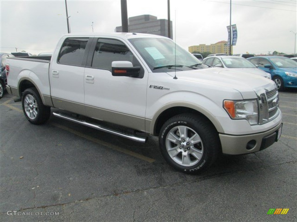 White Platinum Metallic Tri Coat Ford F150