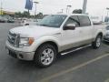 2010 White Platinum Metallic Tri Coat Ford F150 Lariat SuperCrew  photo #5