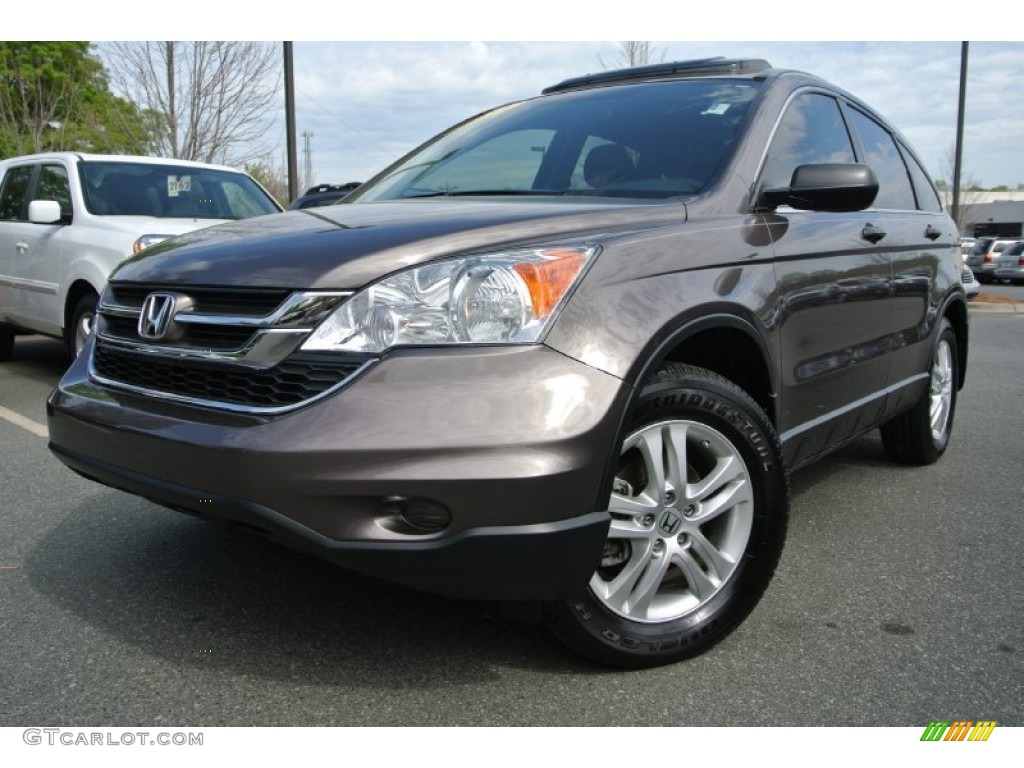 2011 CR-V EX 4WD - Urban Titanium Metallic / Black photo #1