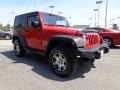 2012 Flame Red Jeep Wrangler Sport 4x4  photo #8