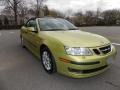 2004 Lime Yellow Metallic Saab 9-3 Arc Convertible  photo #7