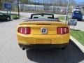2012 Yellow Blaze Metallic Tri-Coat Ford Mustang V6 Convertible  photo #3