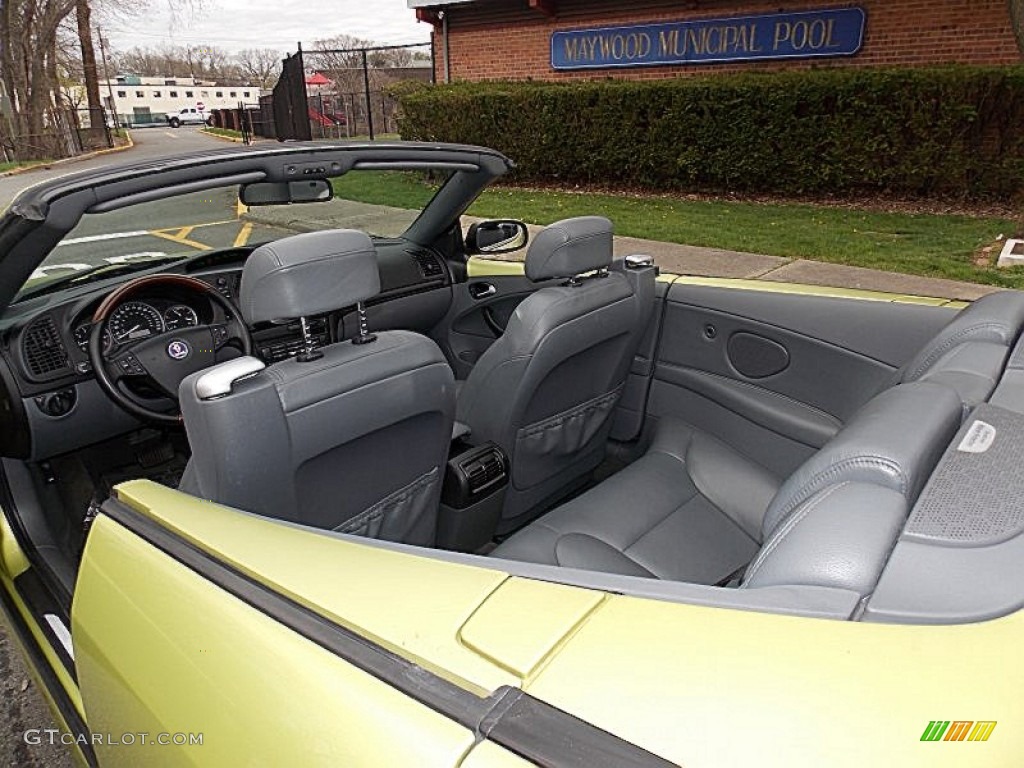 2004 9-3 Arc Convertible - Lime Yellow Metallic / Slate Gray photo #27