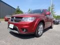 Deep Cherry Red Crystal Pearl 2011 Dodge Journey Lux AWD