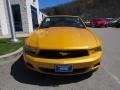 2012 Yellow Blaze Metallic Tri-Coat Ford Mustang V6 Convertible  photo #5