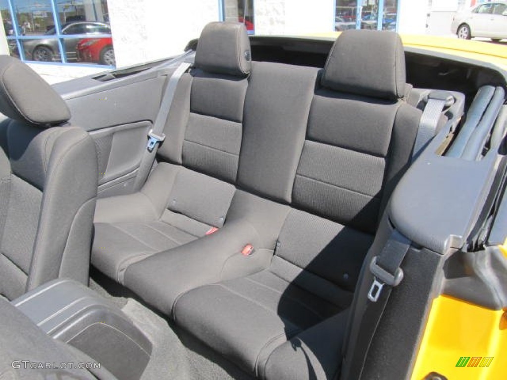 2012 Ford Mustang V6 Convertible Rear Seat Photo #79944820