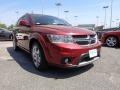 2011 Deep Cherry Red Crystal Pearl Dodge Journey Lux AWD  photo #9