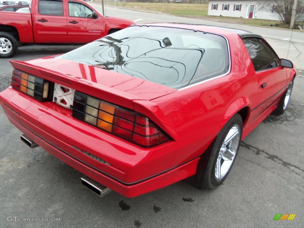 Bright Red 1987 Chevrolet Camaro Z28 Sport Coupe Exterior Photo #79945861