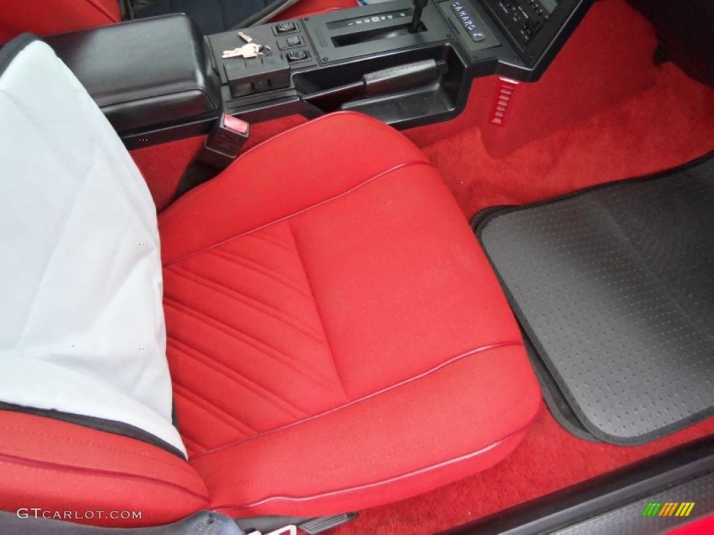1987 Chevrolet Camaro Z28 Sport Coupe Front Seat Photo #79945977