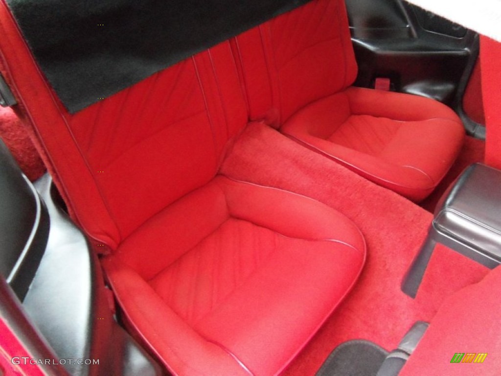 1987 Chevrolet Camaro Z28 Sport Coupe Rear Seat Photo #79945996