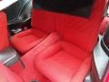 1987 Chevrolet Camaro Red Interior Rear Seat Photo