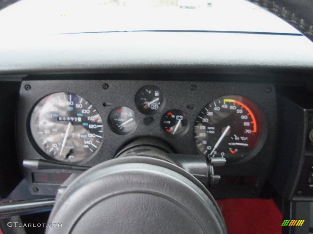 1987 Chevrolet Camaro Z28 Sport Coupe Gauges Photo #79946101