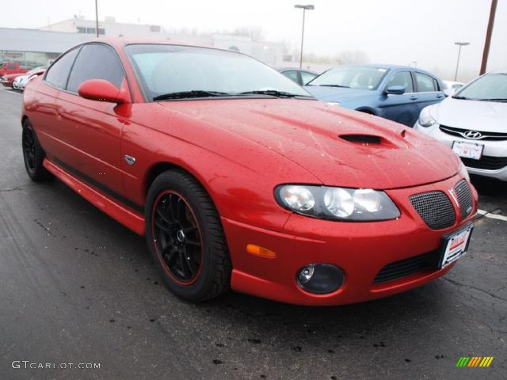 2006 GTO Coupe - Spice Red Metallic / Black photo #2