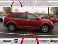 Deep Cherry Red Crystal Pearl 2011 Dodge Journey Lux