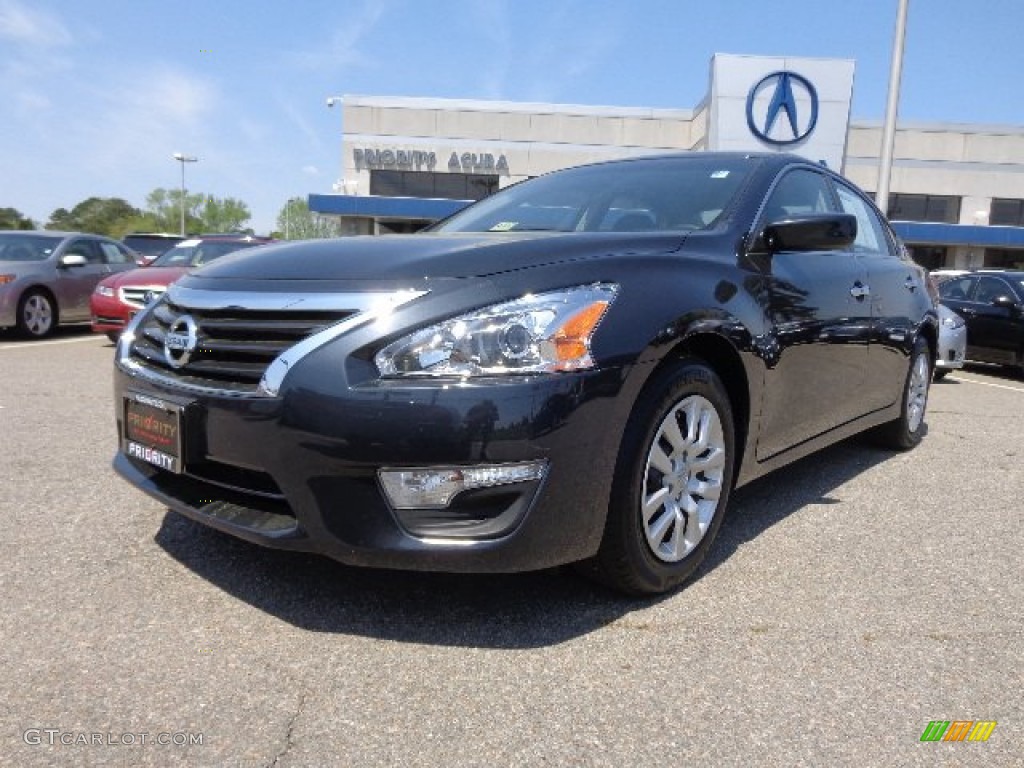 2013 Nissan altima navy blue #2