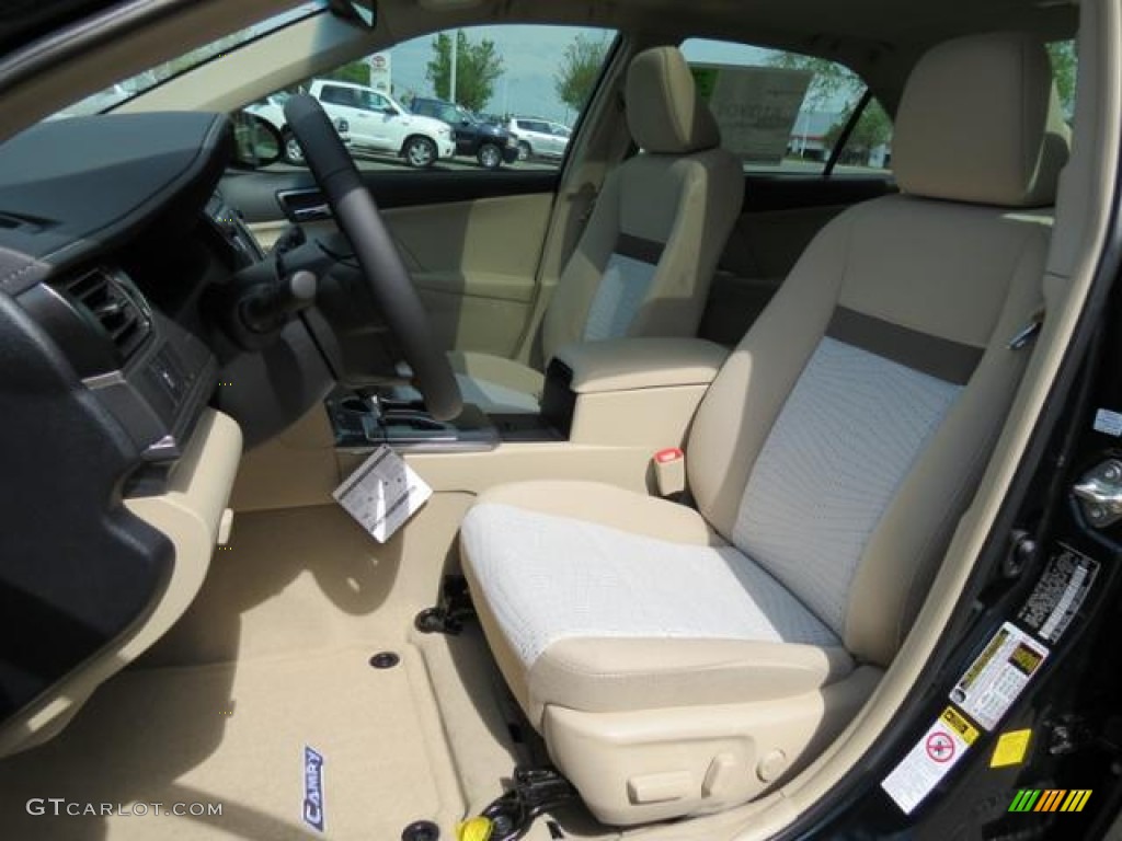 2013 Camry Hybrid XLE - Cosmic Gray Metallic / Ivory photo #8