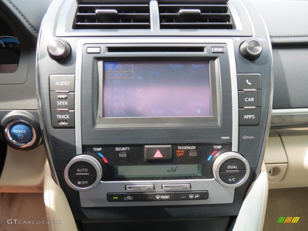 2013 Camry Hybrid XLE - Cosmic Gray Metallic / Ivory photo #13