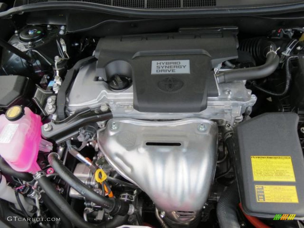 2013 Camry Hybrid XLE - Cosmic Gray Metallic / Ivory photo #22