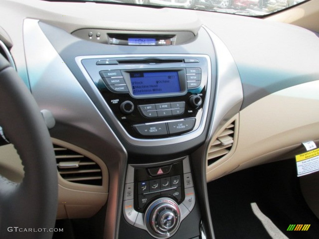 2013 Elantra Limited - Sparkling Ruby / Beige photo #8