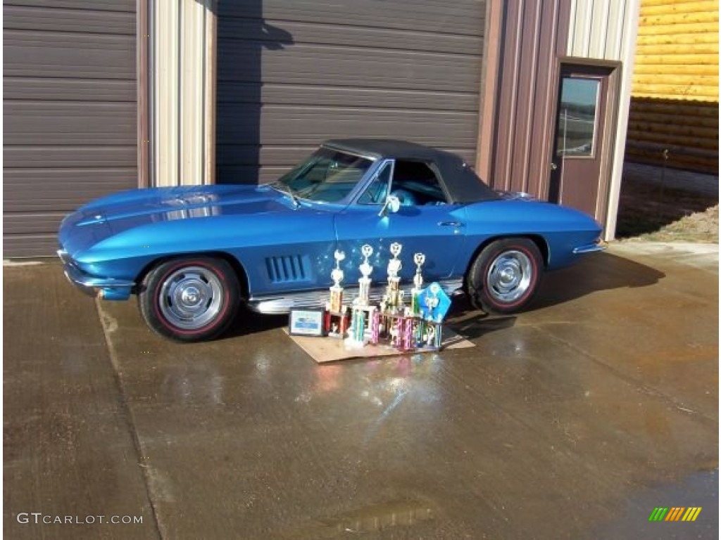 1967 Corvette Convertible - Marina Blue / Bright Blue photo #1