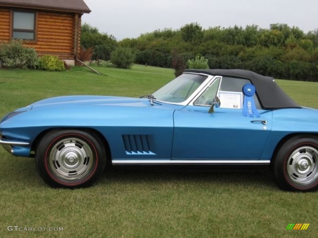 1967 Corvette Convertible - Marina Blue / Bright Blue photo #2