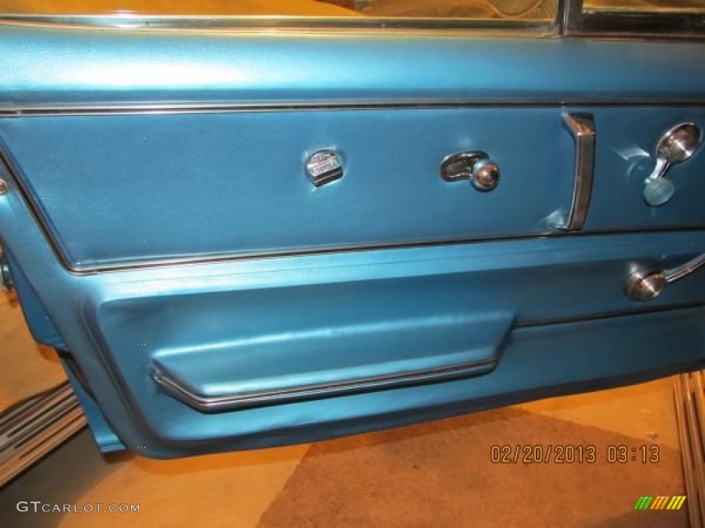 1967 Chevrolet Corvette Convertible Bright Blue Door Panel Photo #79951058