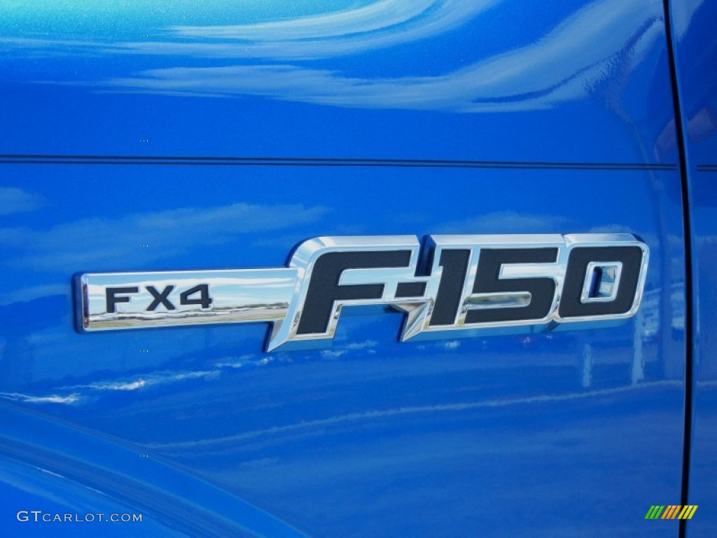 2013 F150 FX4 SuperCab 4x4 - Blue Flame Metallic / Black photo #5